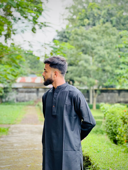 কুমিল্লার অরিজিনাল খাদী কাপড়ে তৈরি প্রিমিয়াম পাঞ্জাবি– White-Black-Cream Edition