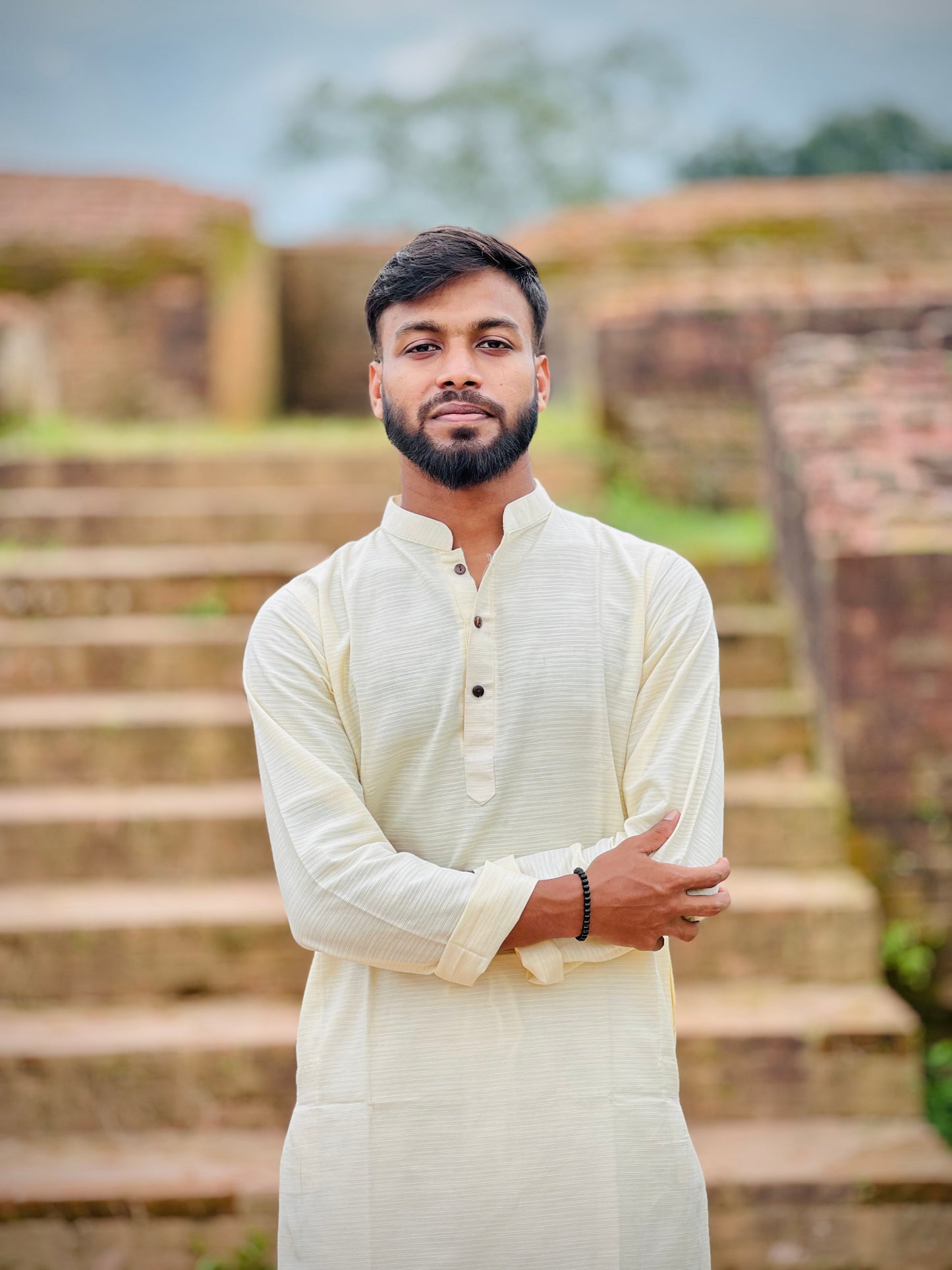 কুমিল্লার অরিজিনাল খাদী কাপড়ে তৈরি প্রিমিয়াম পাঞ্জাবি– White-Black-Cream Edition