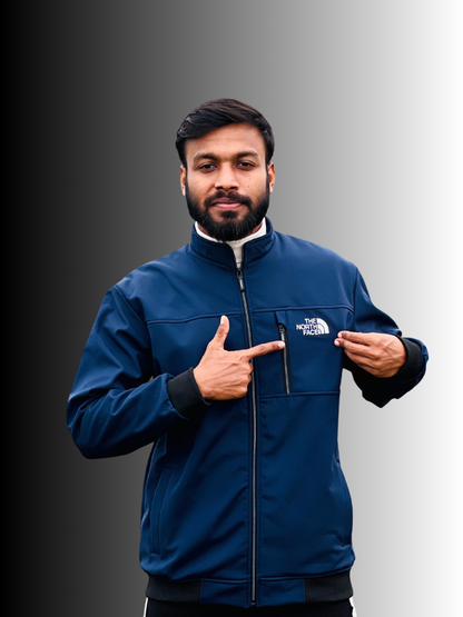 The North Face Premium Softshell Jacket (Blue)
