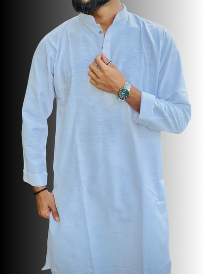 কুমিল্লার অরিজিনাল খাদী কাপড়ে তৈরি প্রিমিয়াম পাঞ্জাবি– White-Black-Cream Edition